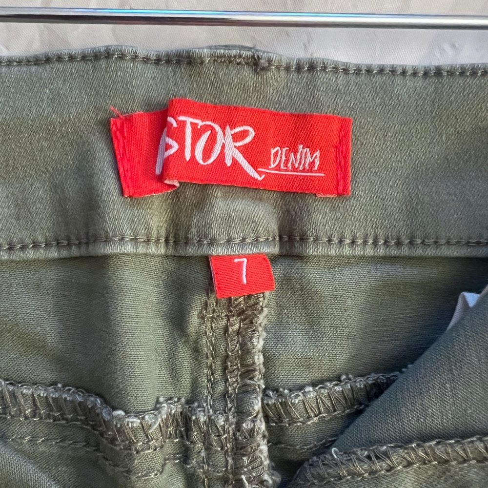 ASTOR Denim Olive Green Jeans